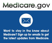 Sign up for emails to get the latest updates from Medicare.