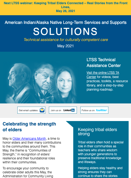 LTSS Newsletter – May 2021