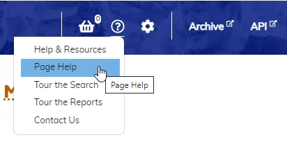 Using Page Help