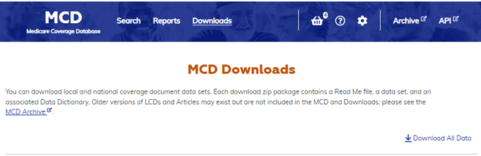 Finding the MCD Downloads Page