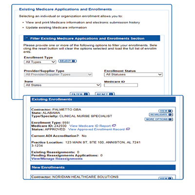 Locate Your Enrollments