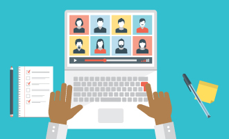 illustration of portable computer