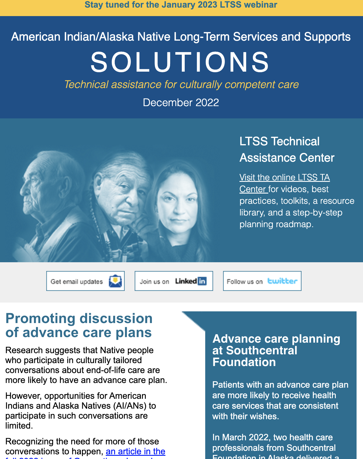 LTSS Newsletter – December 2022