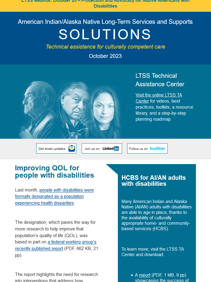LTSS Newsletter – October 2023