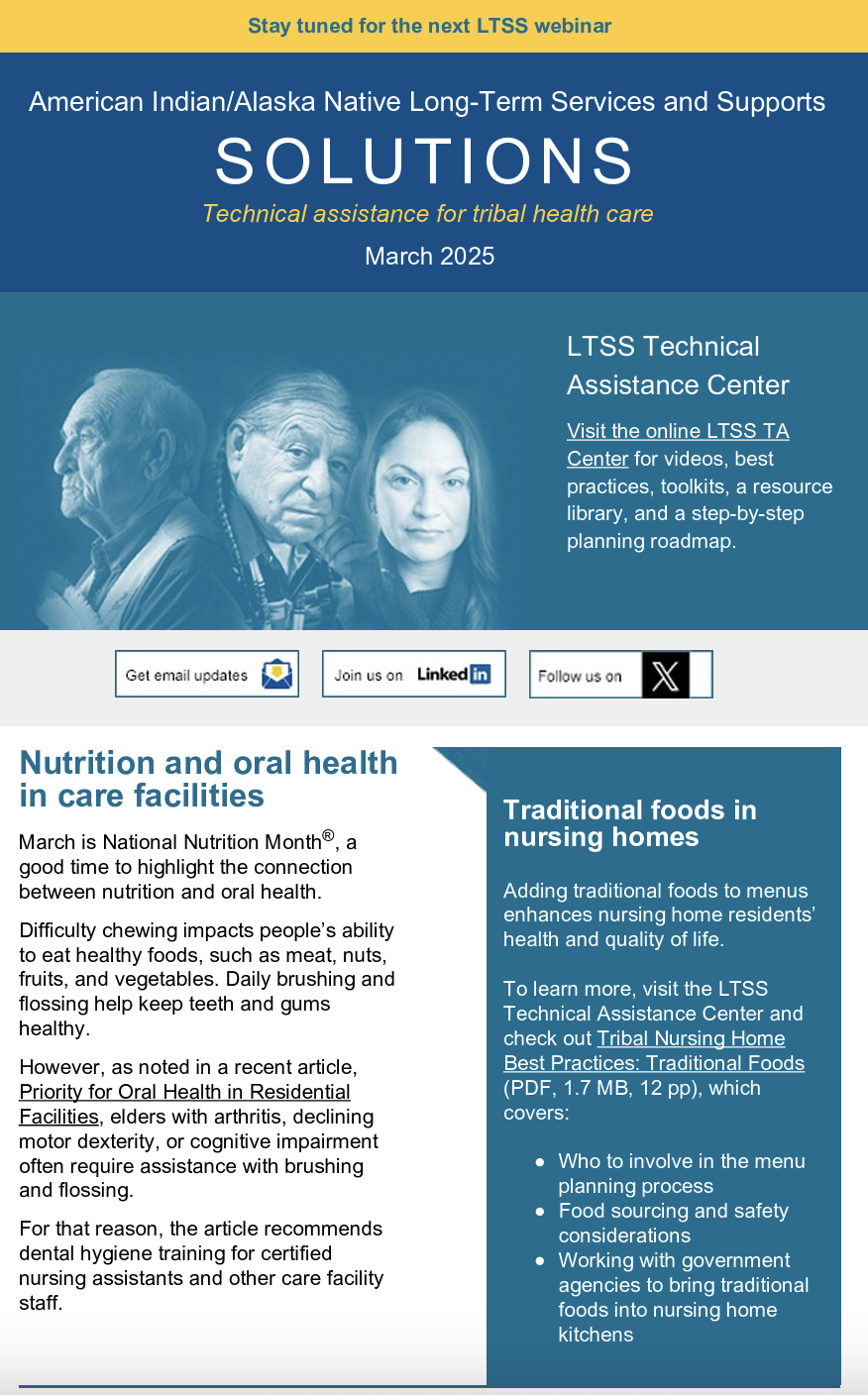 LTSS Newsletter – March 2025