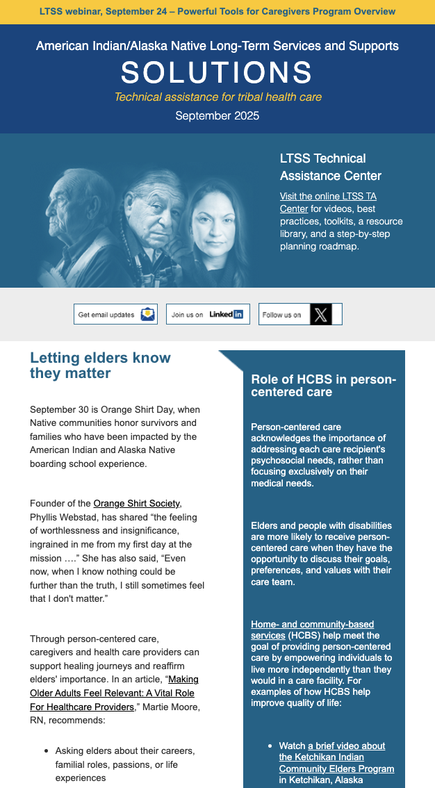 LTSS Newsletter – September 2025