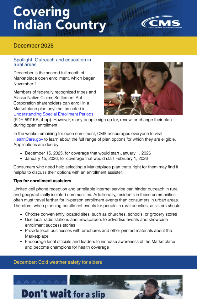 Covering Indian Country – December 2025