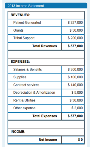 2013 Income Statement