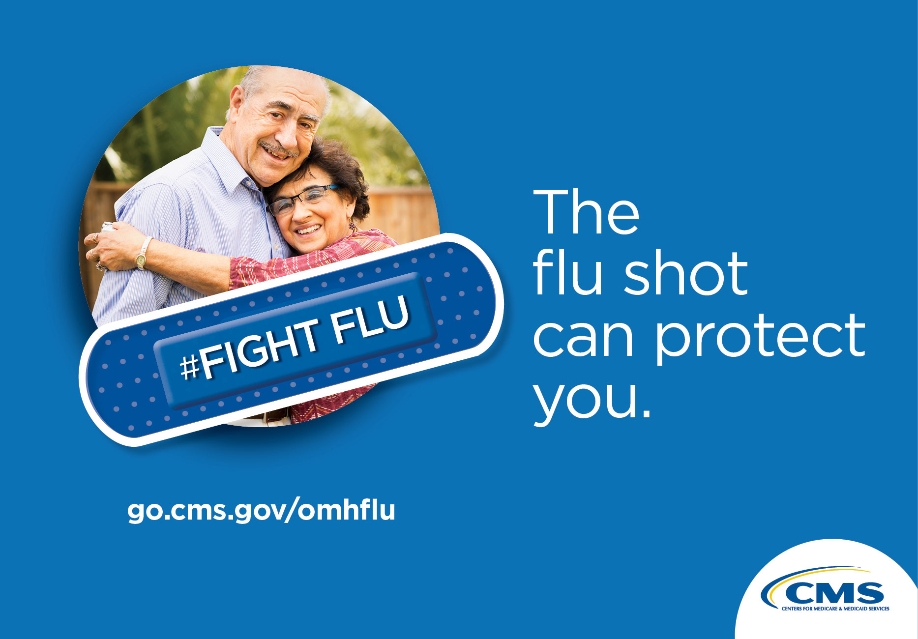 #Fight Flu.  The flu shot can protect you.  go.cms.gov/omhflu
