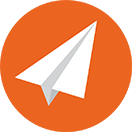 Paper airplane icon 132