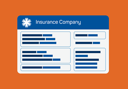 Graphic of a sample insurance card