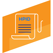 Graphic of a scroll with HPID on it