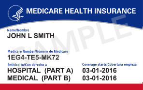 John Smith Medicare Health Insurance Card Example