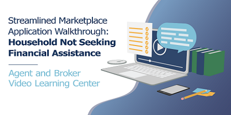 Streamlined Marketplace Application Walkthrough Household Not Seeking Financial Assistance