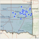 Thumbnail of Oklahoma with CPCi participants plotted.