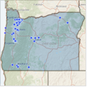Thumbnail of Oregon with CPCi participants plotted.
