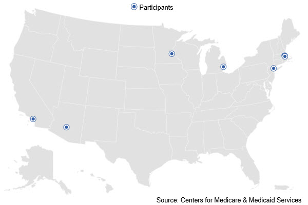 Pioneer ACOs mapped.