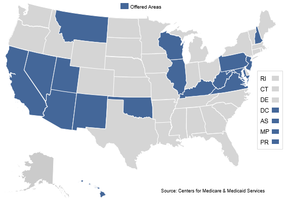 State Innovation Models: Model Design Awards Round Two map